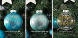 Baby's 1st Christmas Ornament - 8cm Shatterproof Xmas Bauble