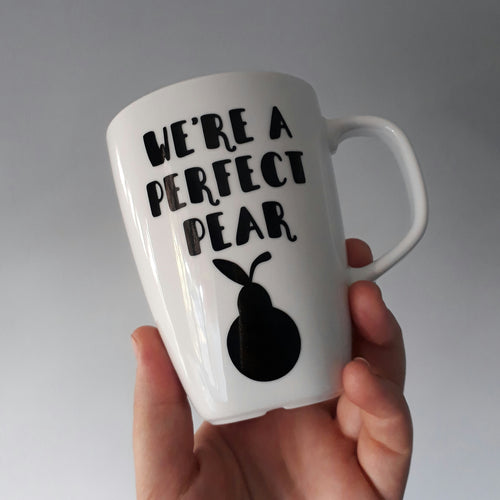 We're a Perfect Pear Coffee Mug tea cup