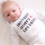 Happy First Father's Day Daddy - Baby Bodysuit