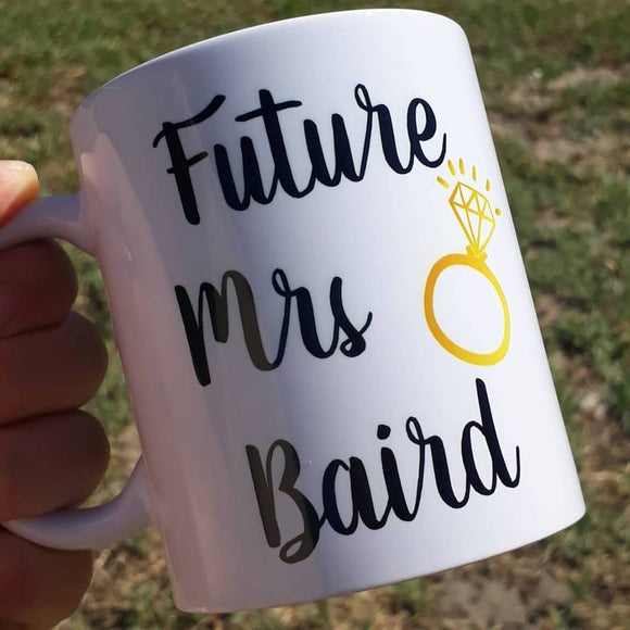 Personalised Future Mrs Mug