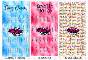 Sticker Name Labels