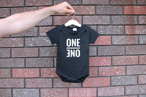 Unisex One Bodysuit, First Birthday, Black One, Gold Silver Copper Foil, Birthday Outfit, Cake Smash, Photoshoot Outfit, Party Outfit