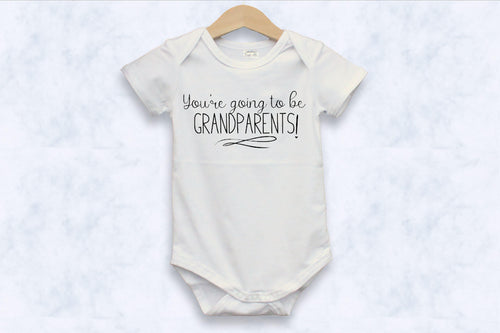You're going to be grandparents Romper