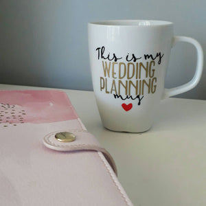 Wedding planning mug, wedding planner, Future Mrs coffee mug, Engagement cup, Engaged tea cup coffee, wedding engagement gift, bride to be